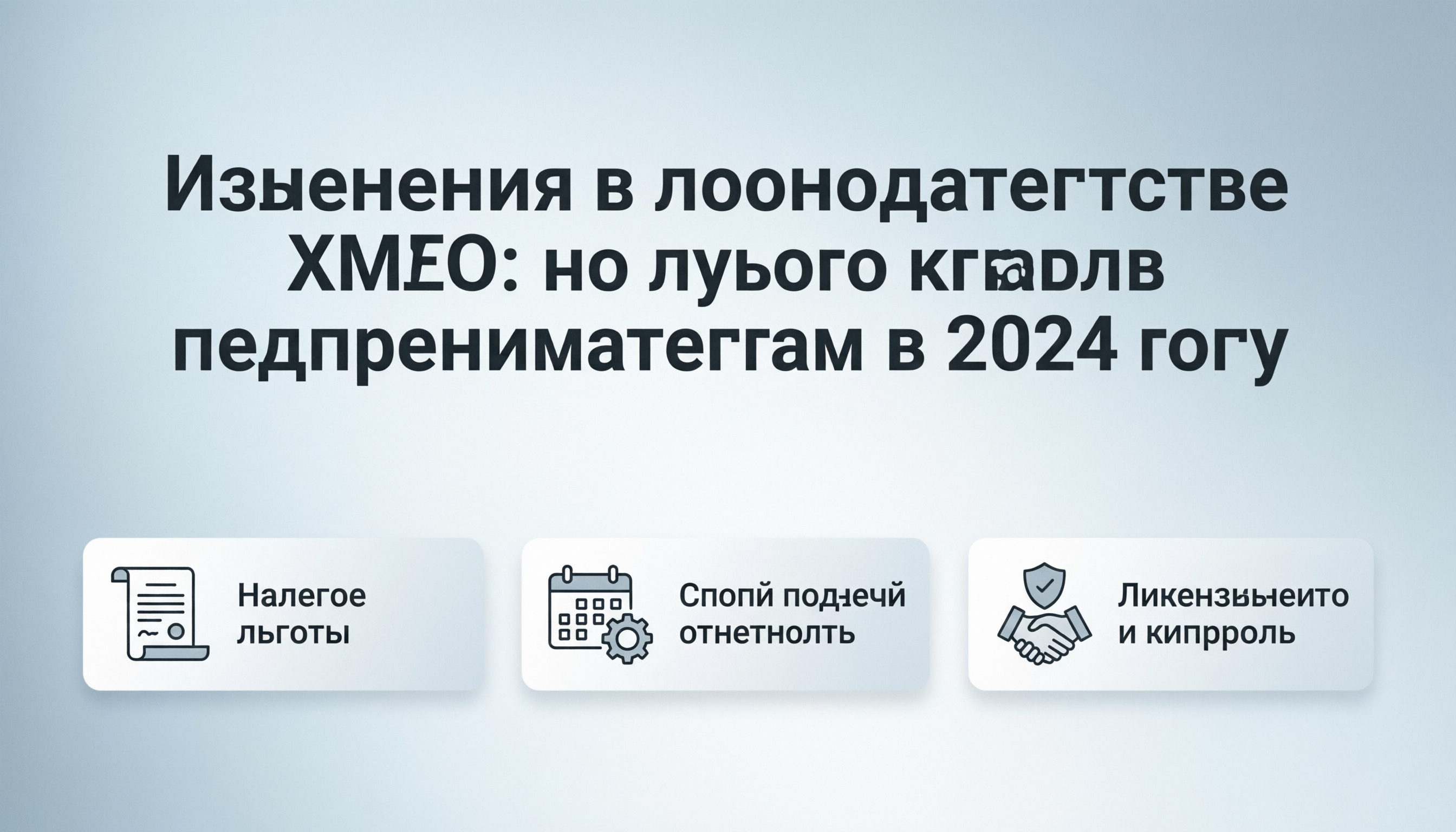 Изменения в законодательстве ХМАО: что нужно знать предпринимателям в   2024 году